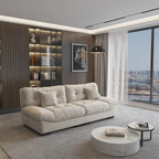 Velvet Cloud Sofa - 89" 3-Seater with Pillows
