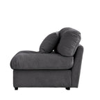 Velvet Cloud Sofa - 89" 3-Seater with Pillows