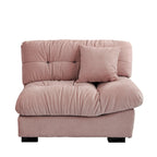 Velvet Cloud Sofa - 89" 3-Seater with Pillows
