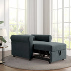 Linen 3-in-1 Convertible Sleeper Chair - Single