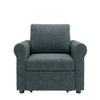 Linen 3-in-1 Convertible Sleeper Chair - Single