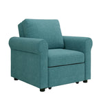 Linen 3-in-1 Convertible Sleeper Chair - Single
