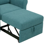 Linen 3-in-1 Convertible Sleeper Chair - Single