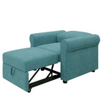 Linen 3-in-1 Convertible Sleeper Chair - Single