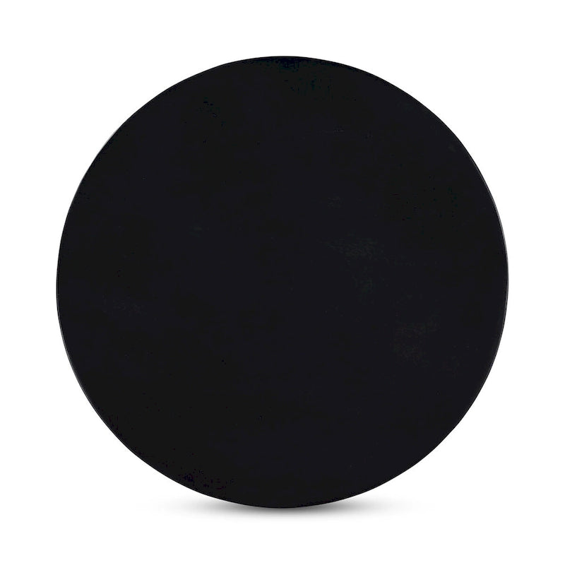 Dark Brown Round Pedestal Coffee Table - 30"