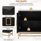 Retro Sideboard - MDF with Adjustable Shelves
