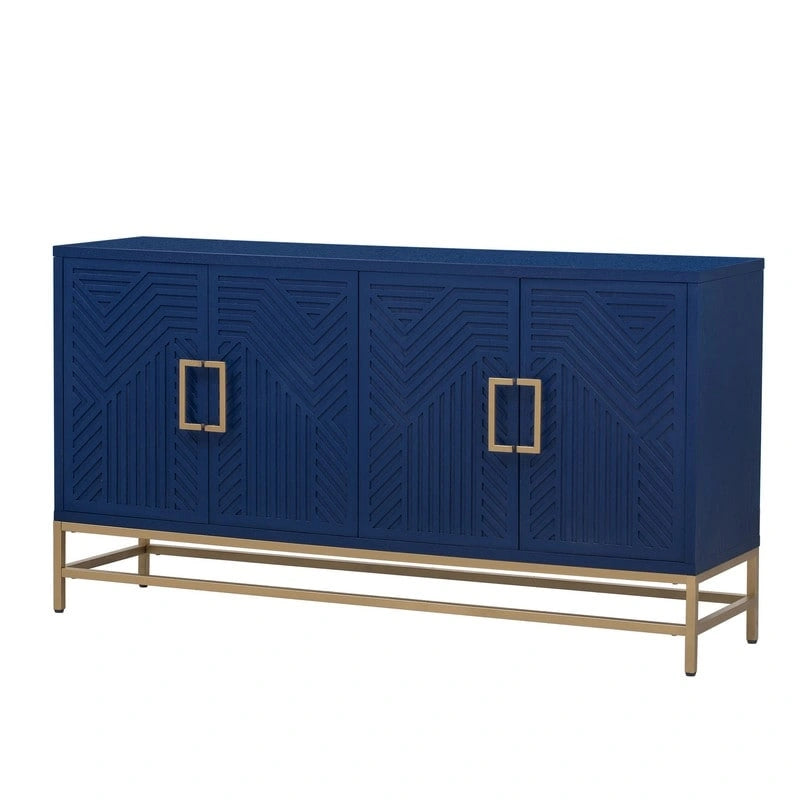 Retro Sideboard - MDF with Adjustable Shelves