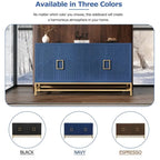 Retro Sideboard - MDF with Adjustable Shelves