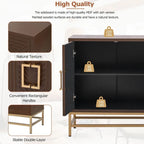 Retro Sideboard - MDF with Adjustable Shelves