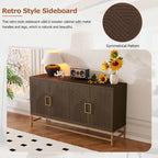 Retro Sideboard - MDF with Adjustable Shelves